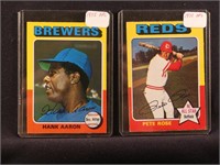 TWO 1975 OPC BASEBALL CARDS