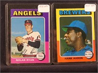 TWO 1975 OPC BASEBALL CARDS