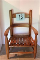 Child’S Chair With Slat Seat