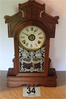 Wm. L. Gilbert Clock Co. Mantle Clock, With Key