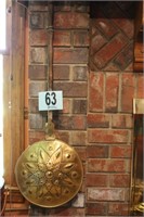 Brass Fireplace Pan With Hinged Lid