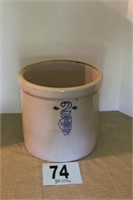 No. 2 Crock, 9” Tall, 9.5” Diameter