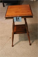 Walnut Lamp Table, 16” X 16” Top