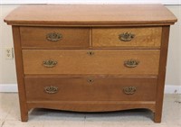 C. 1900 2-Over-2 Dresser in Oak
