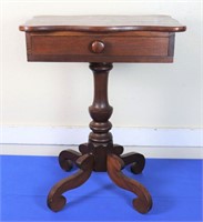 C. 1850 Empire Work Table in Walnut