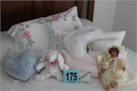 Assorted Decorative Pillows, Doll