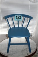 Child’S Blue Painted Chair
