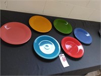 6 Fiesta Plates 10 1/2 inches