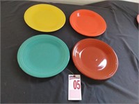 4 Fiesta Plates - 10 1/2 inches