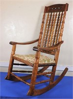 Antique A.G. Cooper Rocking Chair