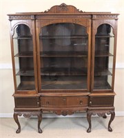 Breakfront China Cabinet, as-is