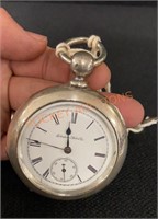 Hampden Key Wind Pocket Watch