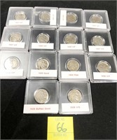 Lot of (14) Assorted Buffalo Nickels