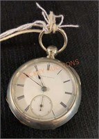 National Watch Company Key Wind Pocket Watch