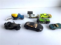 7 CARS/TRUCKS-MATCHBOX-HOTWHEELS & MORE