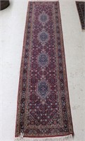 Hand Knotted Wool Runner Rug, 2'8" x 11'5"