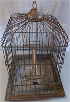 Victorian Brass Bird Cage Early
