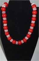 Red Costume Necklace