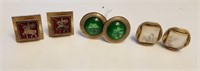 Assorted Cuff Links & Tie Clasps