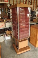 Rotating Jewelry/Buckle Display Cabinet