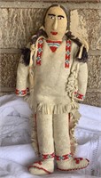 Hand Sewn Hand Beaded Soft Leather Native American