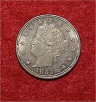 1883 Liberty V-Nickel  First Year of Issue