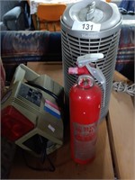 Fan, 12V Tire Pump & Fire Extinguisher