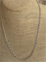 19" Sterling Silver Chain Necklace
