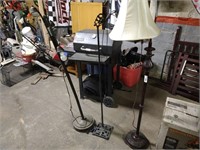 (2) Floor Lamps & (1) Lamp (Needs Repairs)