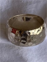 Sterling Silver Silpada Hammered Band Sz 8