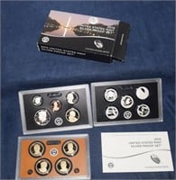 2015 U.S. Mint Silver Proof Set w/ COA - 14 Coins