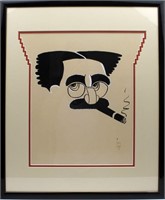 JERRY SHAW CARTOONIST GROUCHO MARX