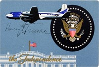 HARRY TRUMAN AUTOGRAPHED INDEPENDENCE CARD