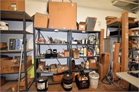 Contents of 2 Shelving Units