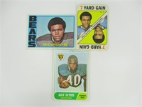 (3) Gale Sayers Football Cards