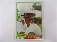 1981 Topps Football Bob Griese #482