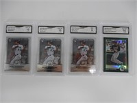 (4) Mike Stanton GMA Graded Baseball RC