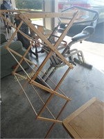 Folding drying rack