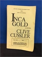 Inca Gold Advance Uncorrected Readers Proof