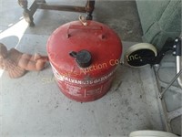 Red fuel can  5 gallon