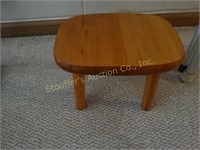 Small wooden stool 12" x 9" x 9"