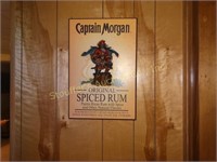 Captain Morgan spiced rum wall hanging & wind