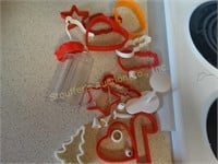 Assorted cookie cutters