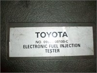 Toyota Electronic Fuel Injection Tester