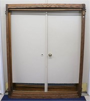 Oak 5-Panel Room Divider