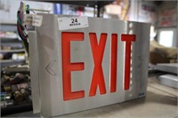 2 SIDED METAL EXIT SIGN