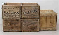(5) Advertising Crates incl. Salmon