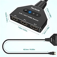 HDMI Switch 4K - Techole HDMI Switcher 3 in 1