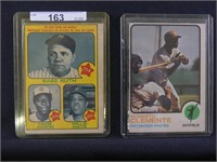 TWO 1973 OPC BASEBALL CARDS