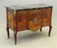 19th  c. French Marble Top Chest
